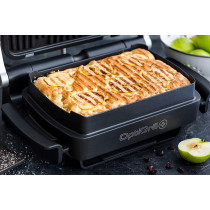 Tefal Optigrill Plus Indoor Electric Grill With Snacking And Baking Accessory 2000 Watts Silver Stainless Steel Gc715D28.