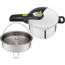 Tefal P25344 Secure 5 Neo 8 Litre Pressure Cooker 22 Cm With Steaming Basket