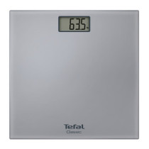 Tefal Pp1130V0 Electronic Bathroom Scales Classic Ultra Slim Lcd Screen 160 Kg Grey