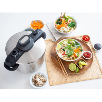Tefal Secure Compact 8 Litre Pressure Cooker Stainless Steel P3534446