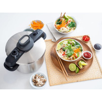 Tefal Secure Compact 8 Litre Pressure Cooker Stainless Steel P3534446