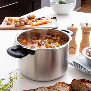 Tefal Secure Compact 8 Litre Pressure Cooker Stainless Steel P3534446