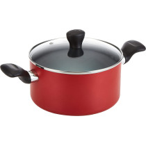 Tefal Super Cook Non Stick With Thermo Spot 12 Pcs Cooking Set, Red, Aluminium, B243SC85