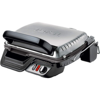 Tefal Ultra Compact Grill 2000 Watts Black Silver Stainless Steel Gc306028