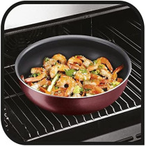 Tefal Ingenio Cook N Clean 6 Pcs Cooking Set Removable Handle Red, Aluminium, L2379202