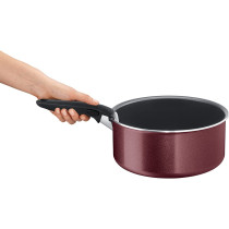 Tefal Ingenio Cook N Clean 6 Pcs Cooking Set Removable Handle Red, Aluminium, L2379202