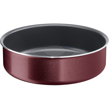 Tefal Ingenio Cook N Clean 6 Pcs Cooking Set Removable Handle Red, Aluminium, L2379202