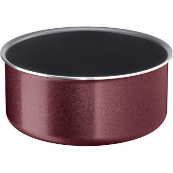 Tefal Ingenio Cook N Clean 6 Pcs Cooking Set Removable Handle Red, Aluminium, L2379202