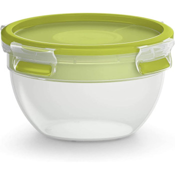 Tefal Masterseal Food Keeper 1 Litre Salad Box Food Container, Green, Plastic, K3100112