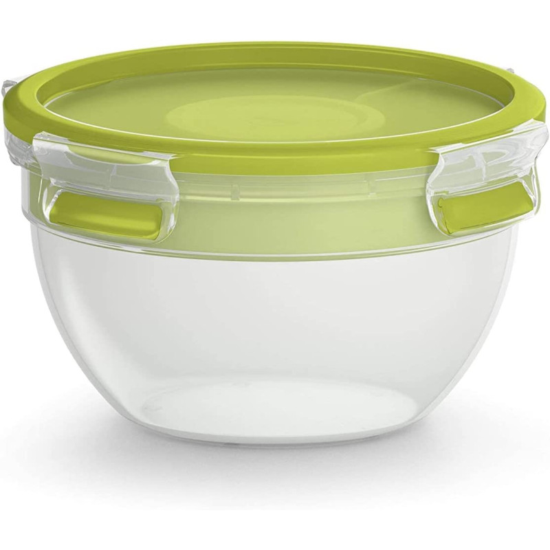 Tefal Masterseal Food Keeper 1 Litre Salad Box Food Container, Green, Plastic, K3100112
