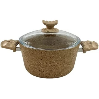 Homemaker Granitec 7 Pieces Cookware Set Milk Brown