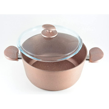 Homemaker Granitec 9 Pcs Big Cookware Set Rosegold