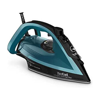 Tefal Ultraglish Steam Iron Durilium Airglide Anti Calc Anti Drip 2800 Watts Blue And Black Fv6832M0