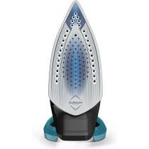 Tefal Ultraglish Steam Iron Durilium Airglide Anti Calc Anti Drip 2800 Watts Blue And Black Fv6832M0