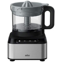 Braun Fp 3235 Si Purease 12 In 1 Food Processor 800 W 2.1 L Bowl Metal Design Black Min 1 Year Manufacturer Warranty