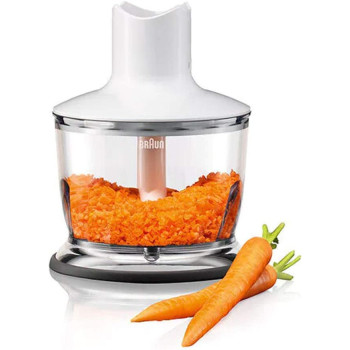 Braun Hand Blender Multiquick 3 700 W With 600Ml Bpa Free Beaker 500Ml Chopper Whisk Dual Speed Splash Control And Power Bell