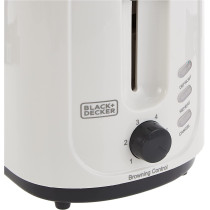 Black Decker 750 W 2 Slice Cool Touch Bread Toaster White Et125 B52 Years Warranty