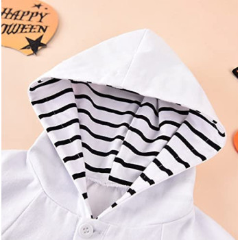 Brain Giggles Halloween Ghost Costume for Halloween Cosplay for boys and girls Small 