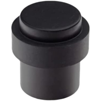 Abbasali Round Door Stop Ss Pvd Black Pack Of 2Pcs