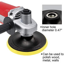 Abbasali 5 Inch125Mm Hook And Loop Buffing Pad For Sanding Discs Rotary Backing Pad With M14 Drill