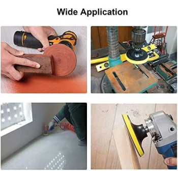 Abbasali 5 Inch125Mm Hook And Loop Buffing Pad For Sanding Discs Rotary Backing Pad With M14 Drill