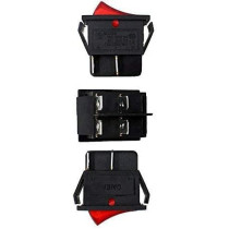 Abbasali Square Illuminated Red Button Kcd4 Dpst On Off 16A 250V Ac 20A 125V Ac 4 Pin Car Auto Boat Truck Red Pack 0F 2Pcs