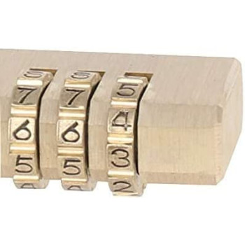 Abbasali 4Pcs 3 Digit Combination Padlock0.91 Inch Long Shackle Resettable Padlock Safety Lock Waterproof For School Employee