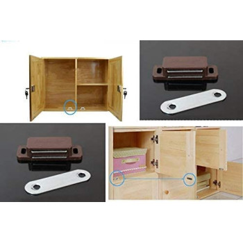 Abbasali Magnetic Door Catch Abbasali Heavy Duty Cabinet Magnet Catches Kitchen Door Latch Fitting With Screws Pack Of 15