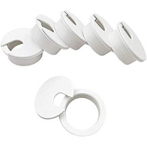 Abbasali 6Pcs Desk Grommet 1 3 8 Inch Table Plastic Wire Cord Cable Grommets Hole Cover For Office