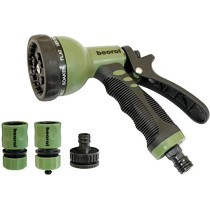 Beorol Garden 9 Working Mode Spray Gun With Adaptor And Connector Set
