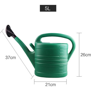 5L Plastic Watering Can For Gardening Essential Lightweight Watering Can With Long Spout 3 In 1 Detachable