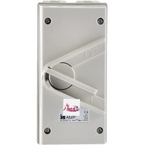 Abbasali Isolator Switch Weatherproof 35A 1 Pole Ip66 Whs35