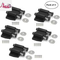 Abbasali Magnetic Door Catcher Cabinet Closet Catches With Ss Screws For Home Kitchen Bathroom Black Pack Of 5