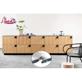 Abbasali Magnetic Door Catcher Cabinet Closet Catches With Ss Screws For Home Kitchen Bathroom Black Pack Of 5