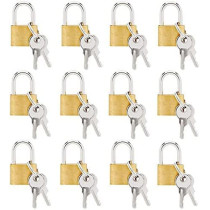 Abbasali Mini Luggage Padlocks 12 Pieces