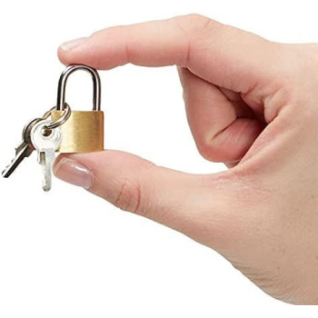 Abbasali Mini Luggage Padlocks 12 Pieces