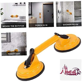Abbasali Heavy Duty Suction Cup For Lifting And Moving Glass Floor Window Tile Granite And Doors 2 Pad
