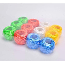 Abbasali 5 Pcs Polypropylene Twine Household Bundled Decorative Wear Resistant Plastic Ropepp Tying Rope Used