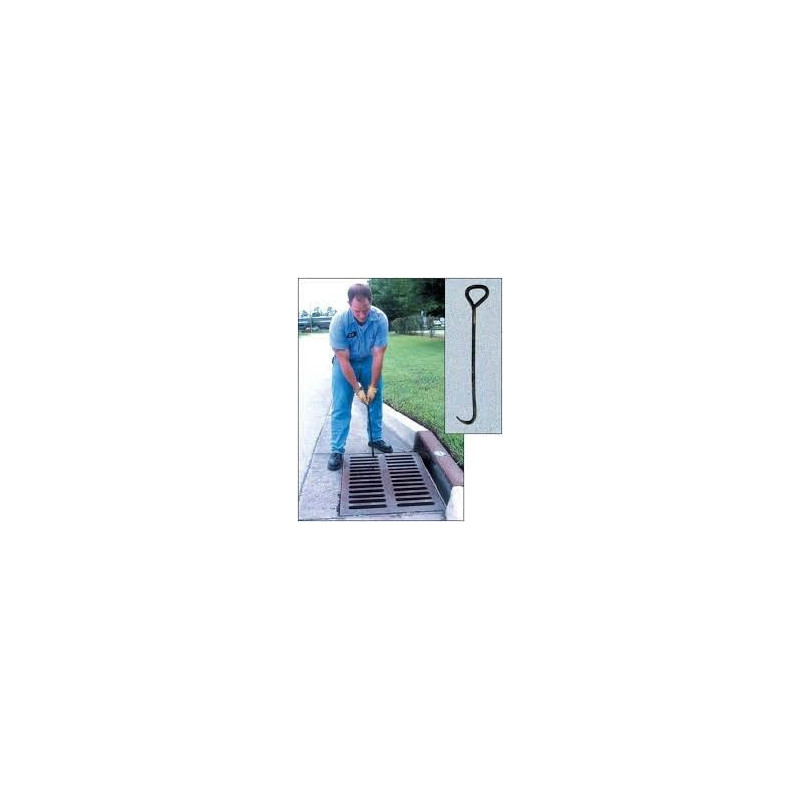 Abbasali 2 Manhole Open Key 50Cm With Leather Gloves Set Yellow