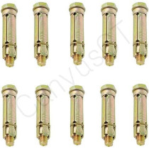 Abbasali Gi Fix Bolt Pack Of 10 Pieces 12Mm
