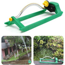 Oscillating Lawn Sprinkler Watering Garden Pipe Hose Water Flow With Connector