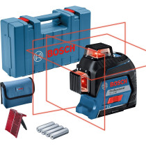 Bosch Professional Laser Level Gll 3 80 Red Laser Interior Working Range Up To 30M 4X Battery Aa In Carrying Case