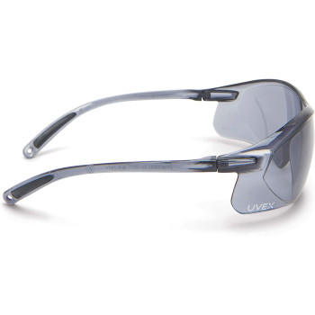 Honeywell Retail A700 Series Lightweight Scratch Resistant Tinted Safety Glasses Gray Lens Rws 51034