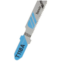 Bosch T118A T Shank Jigsaw Blades For Steel 17 24 Tpi Pack Of 5 2608631013