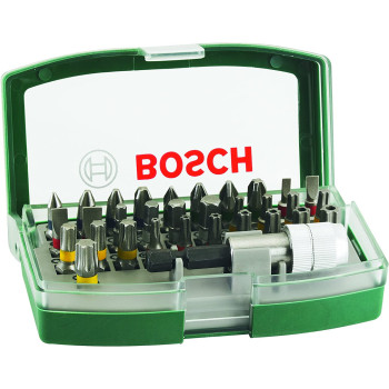 Bosch 2607017063 32Pcs Screwdriver Bit Set Multi Colour