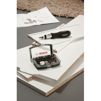 Bosch 2607017063 32Pcs Screwdriver Bit Set Multi Colour