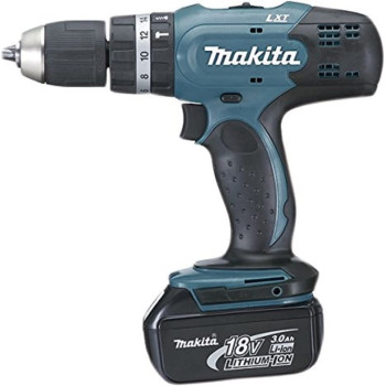 Makita Dhp453Rfe Cordless Combi Drillcordless Combi Drills Lithium Ion Li Ion Black Blue