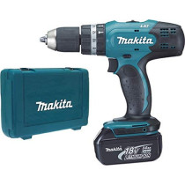 Makita Dhp453Rfe Cordless Combi Drillcordless Combi Drills Lithium Ion Li Ion Black Blue