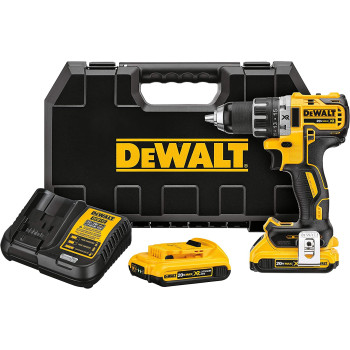 Dewalt Brushless Compact Drill Driver Kit Yellow Black Dcd791D2 Gb