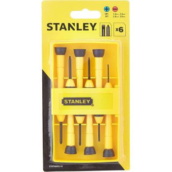 Stanley 0 66 052 Precision Screwdriver 6 Piece Set